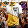Men's Short Sleeve Button Front Shirt with Lapel Collar Festival Themed Casual Summer Comfortable Top for Parties and Events