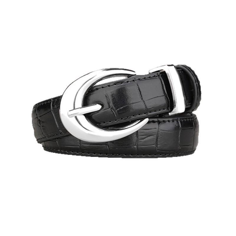 Women's Belt, Women's Genuine Leather Thin Belt, Korean Style, Fashionable and Versatile Casual Decorative Small Belt Ins Belt