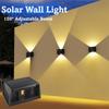 3000K Warm White Solar Wall Light Up Down Lighting Outdoor Wall Light  Outdoor Garden