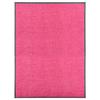 VidaXL Washable Doormat Pink 90x120 Cm