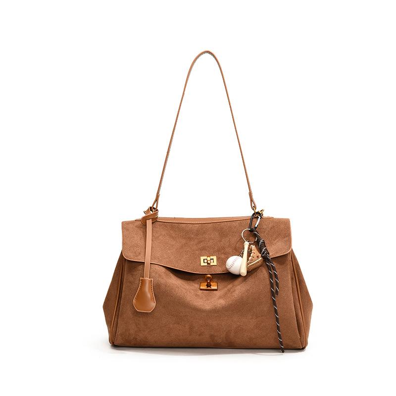 Large Capacity Commuter Tote Bag Women's New Fashion Shoulder Messenger Bag