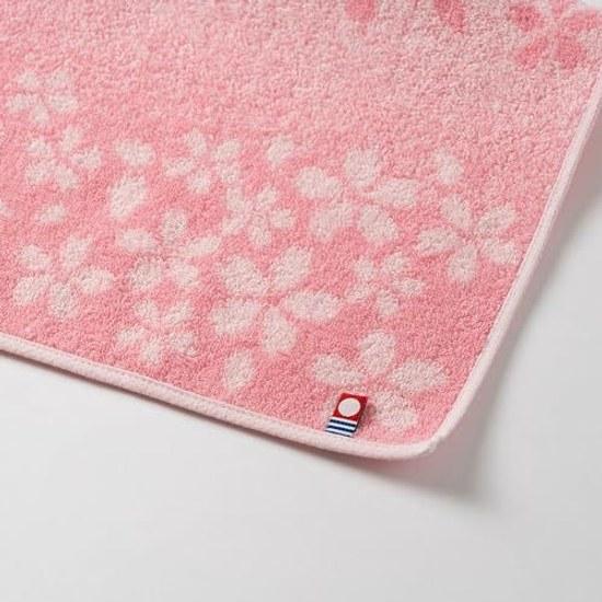 Imabari Towel Packaged Handkerchief SAGURA Sakura Gradation 25cm X Petit Gift Pattern Made Japan Celebration Return Cherry Blossom Pink Gentle Texture