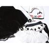 Used 20cm Plush Clothes Sister Nun Skirt Hat Pannier White