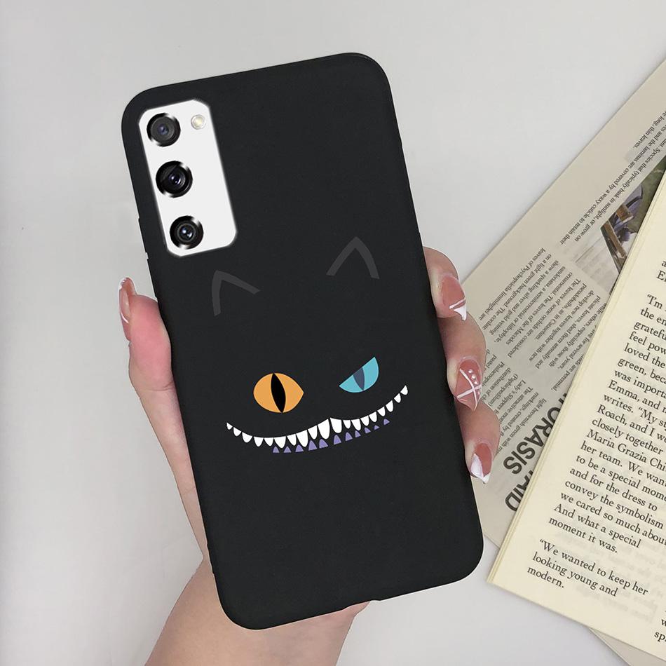 Case for Fundas Samsung Galaxy S20 FE S 20 FE S20FE Case Samsung S20 FE Phone Silicone Flower Cute Soft Back Cover Cases Bumper