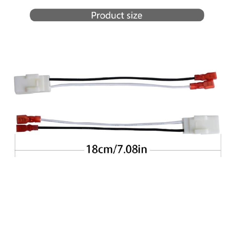 Automotive Speaker Connector Cable Wiring Connector Kit, for 1500 2500 3500 Car Stereos Enhancements Sturdy Construction