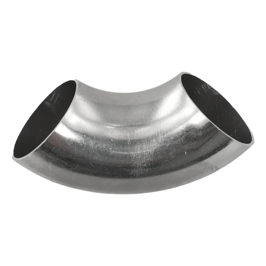 Stainless Steel 304 1.5D Bending Radius Exhaust Elbow 90 Degree Pipe Fitting for Automotive Exhaust and Intake Pipes 34-102mm