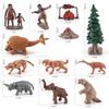 Simulation Of Ancient Life Scenes, Tabletop Decoration Ornaments, Prehistoric Animals, Primitive Human Model Toys