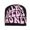 Winter new men's and women's Y2K wool pullover hat jacquard letter personalized fashion hip-hop knitted hat