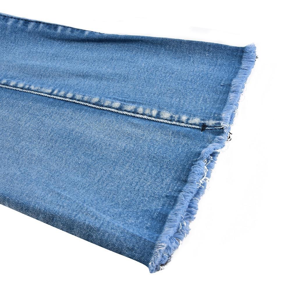 Poliester Niciunul Solid Subțire Denim Casual Lungime întreagă Blugi subțiri evazați Femei All Season