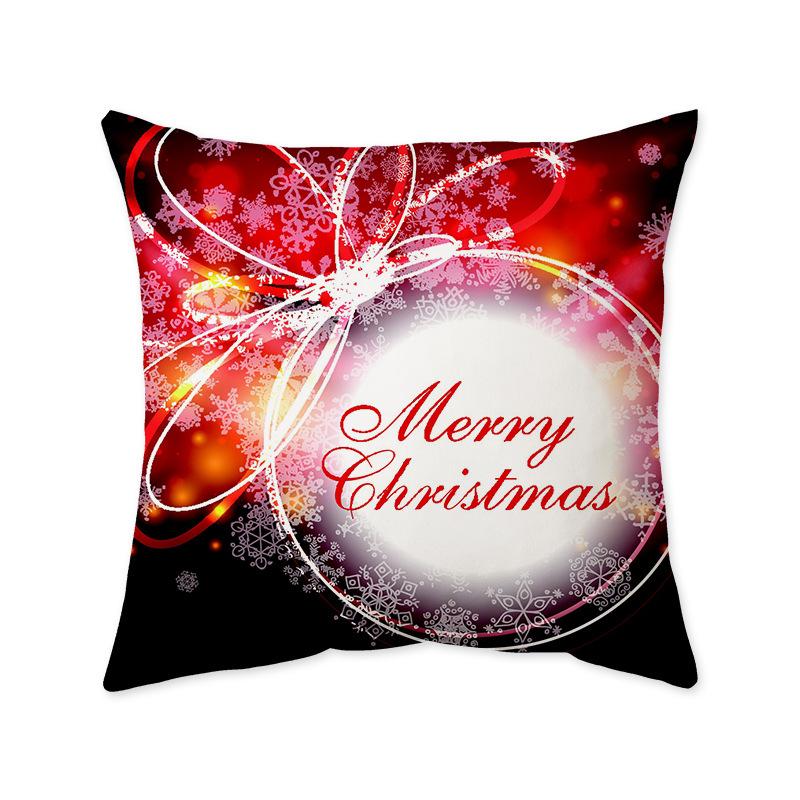 Christmas Festival Cushion Cover - Stylish Pillowcase for Bedroom, Living Room, or Sofa Decoration