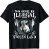 No One Is Illegal On Stolen Land Gifts Native Americans T-Shirt