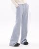 MOAA Raw Edge Flare Sweatpants (Black)