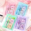 12-in-1 Complete Stationery Set Dreamy Butterfly Ballpoint Pen Portable Correction Tape  Students