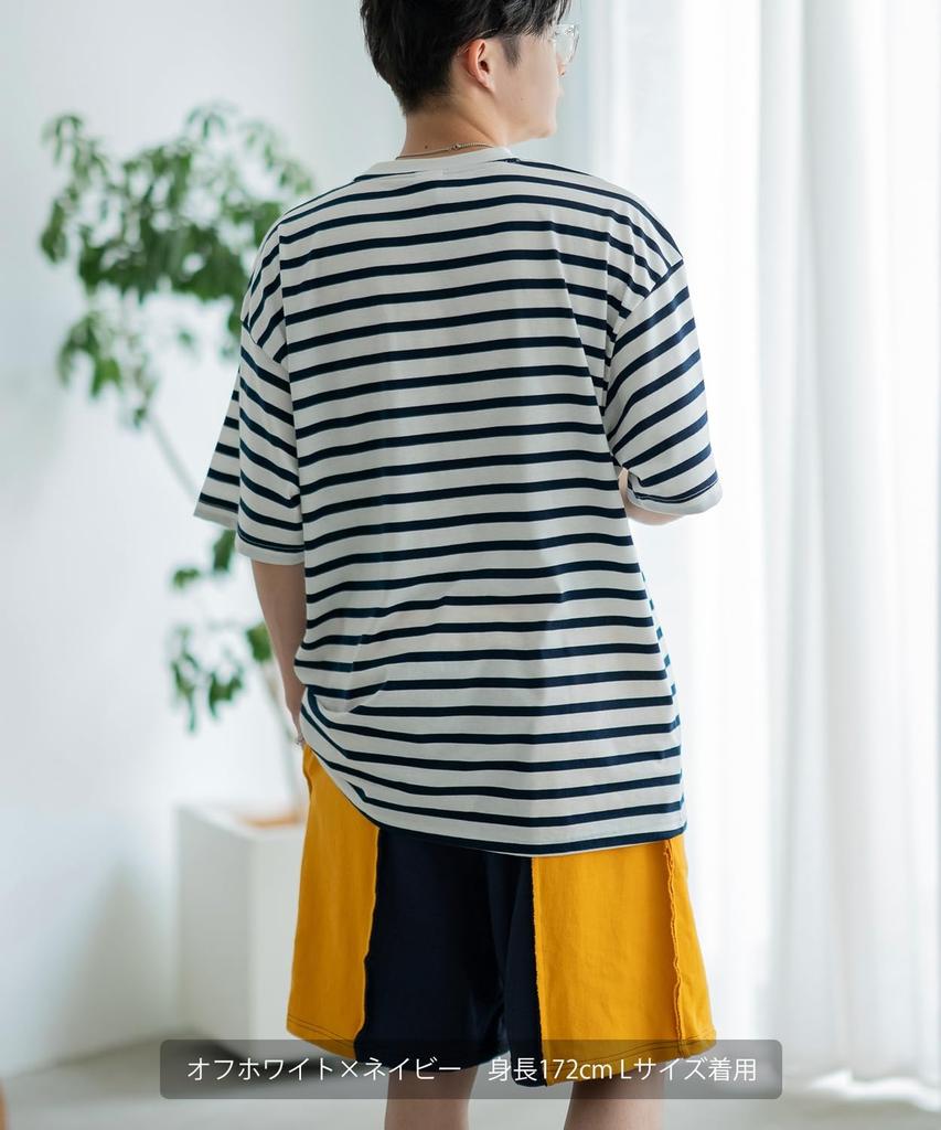 [IMPROVES] [SIDEWAYSTANCE] Embroidered Downer Bear Border Short Sleeve T-Shirt