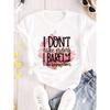 European Sizes Slogan Print T-Shirt, Casual Short Sleeve Top For Spring & Summer, Women's  Clothing