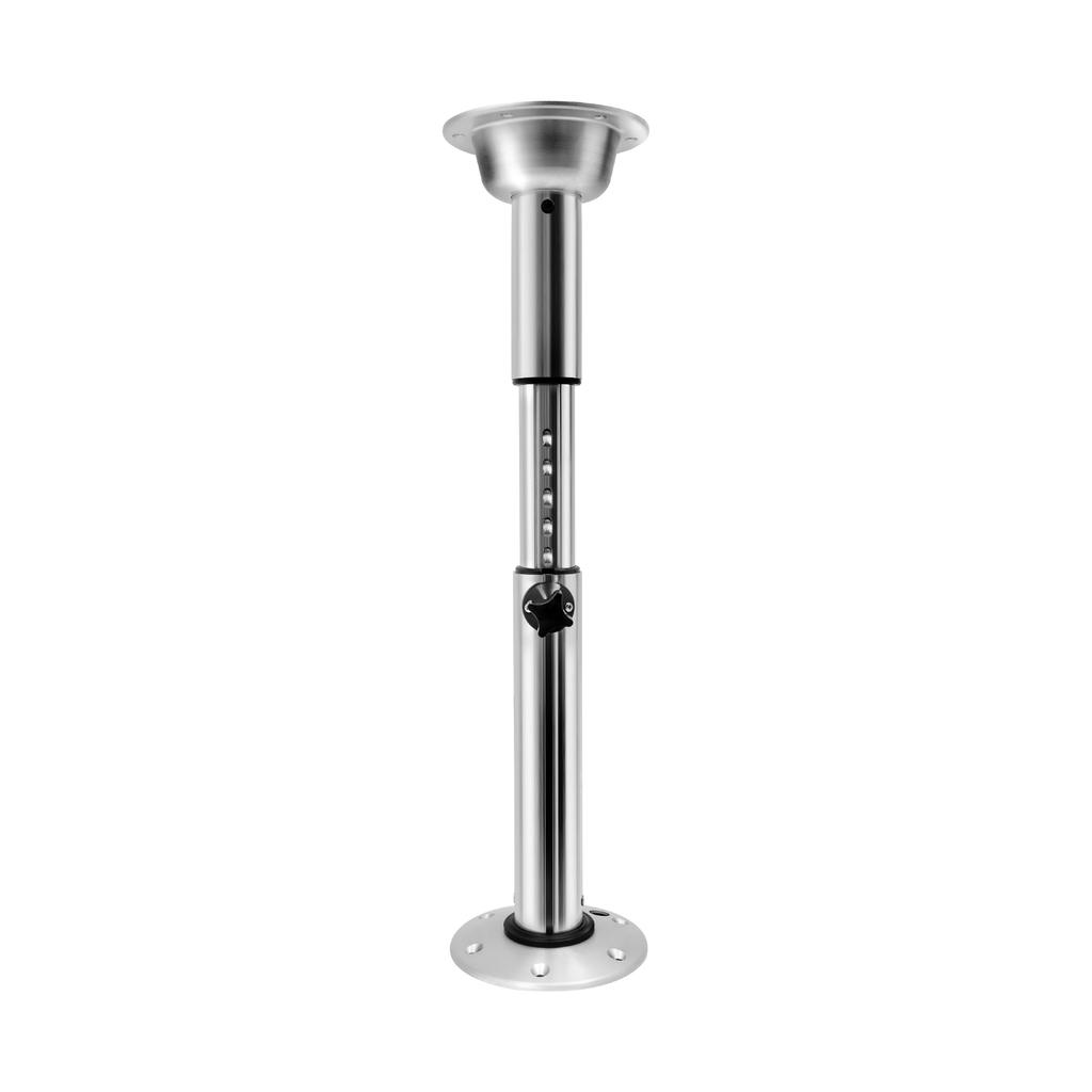 Adjustable Table Pedestal Stand Base Telescopic Furniture Leg For RV Marine Boat Lightweight for Workrooms, Kitchens or Cabs