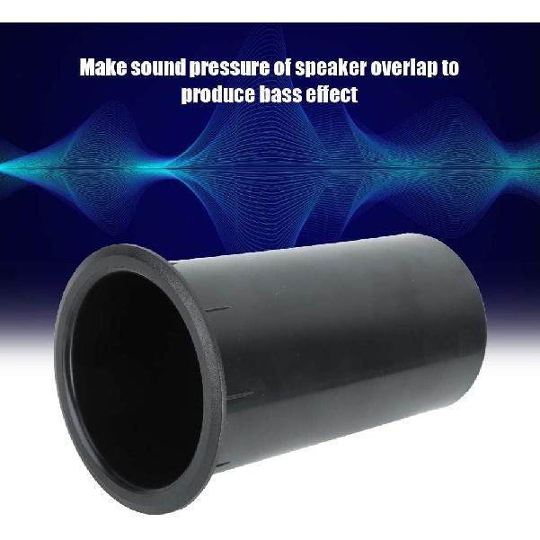 Acouto 1PCS Opening Hole 81mm Length 153mm Speaker Port Tube Suitable for 8-12 Inches Speakers Subwoofer Port