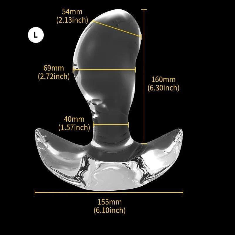 6 Sizes Large Butt Anal Plug Men Soft Jelly Dildo Gay Anal Sex Toys For Women Vagina Anus Dilators Extender Adult 18+ Products