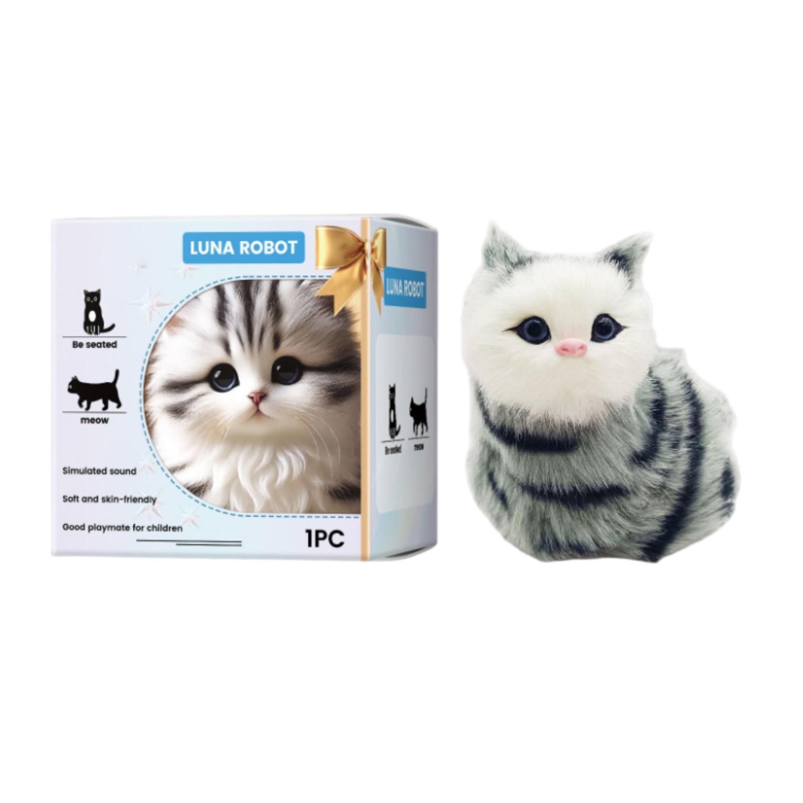 

Электрическая игрушка для кошек, звуковая интерактивная игрушка для детей, имитация кошки