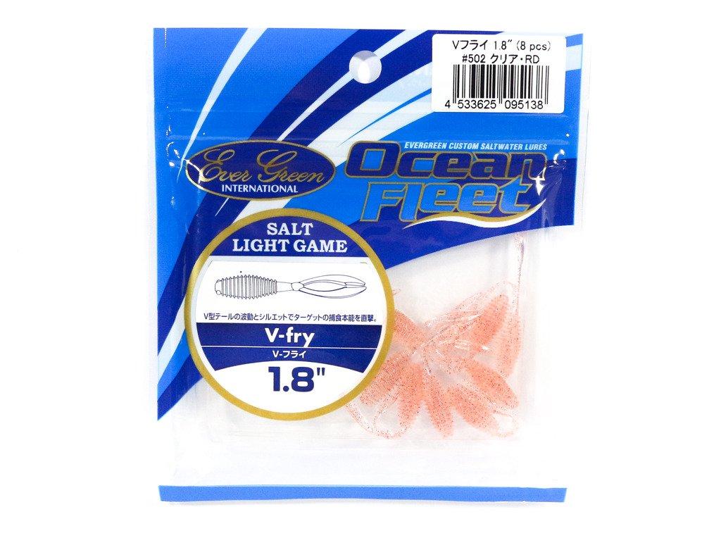 EVERGREEN Lure V-Fly #502 Clear RD 1.8inch