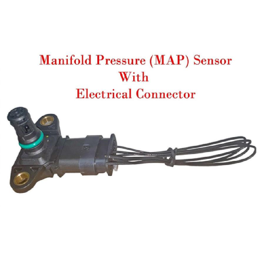 MAP Sensor Turbocharger Boost Sensor  W/Connector Fits: BMW 2011-