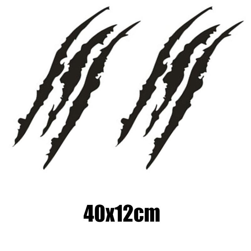 Naklejki ślady pazurów samochodu zestaw Uniwersalne winylowe naklejki na reflektory samochodowe, maskę, naklejki dekoracyjne na karoserię, hurtownia akcesoriów samochodowych