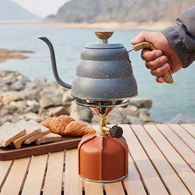 Bollitore a nuvola per acqua bollente da esterno teiera in acciaio inossidabile bollitore da campeggio con caffè preparato a mano portatile vintage bollitore da bollitura