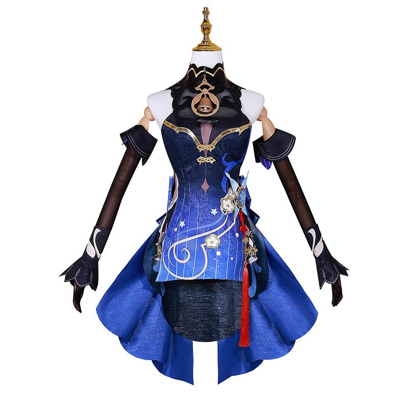 Ysir Sea Lantern Festival Ganyu Skin Cos Game Xuanyu Yaofang Ganyu Cosplay Set Female