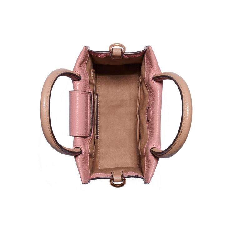 Coach Cally 17 Color Block Magnetic Closure Leather Tote Bag Women Tote 5691-IMTAP
