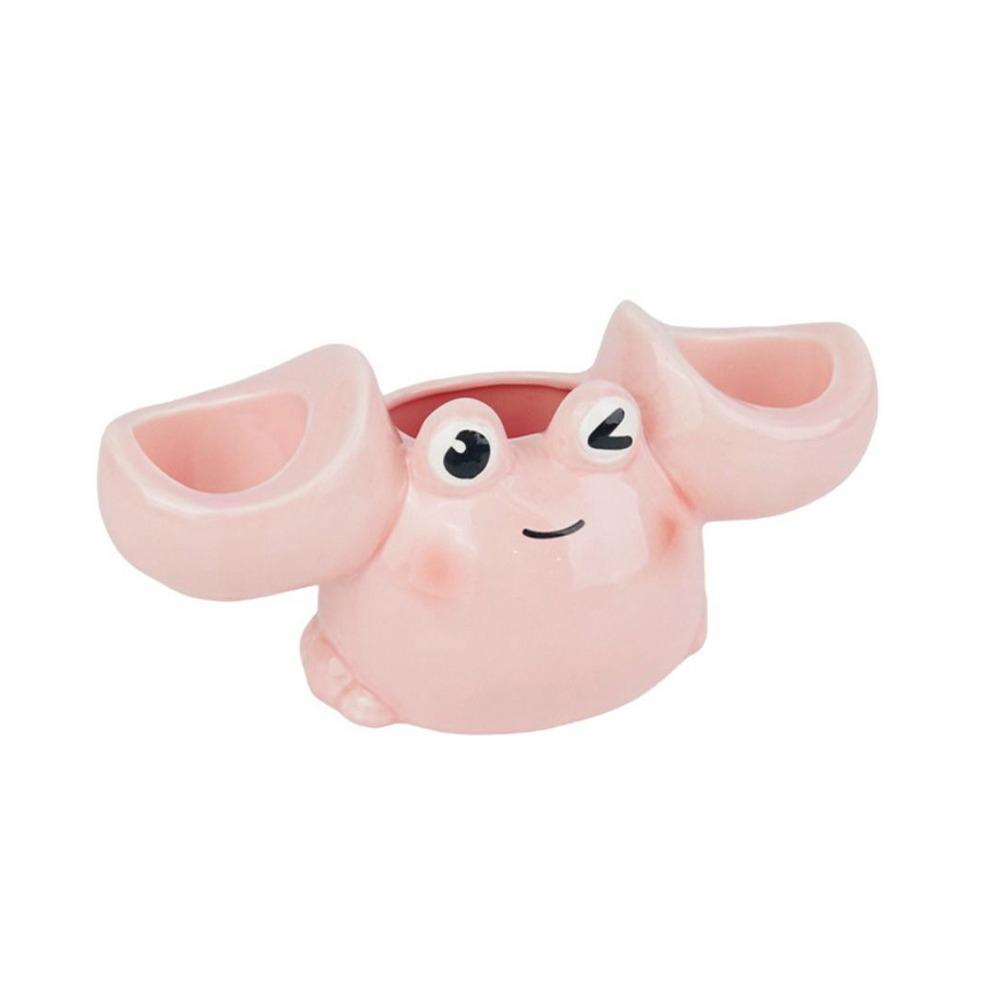 

Cartoon Toothbrush Storage Racks Ceramic Toothpaste Stand Practical Washbasin Rack Vanity