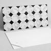 Naklejany Panel Pcv Z Motywem Idealny Do Przedpokoju 100X50 Cm Geometryczne Wzory Płytek