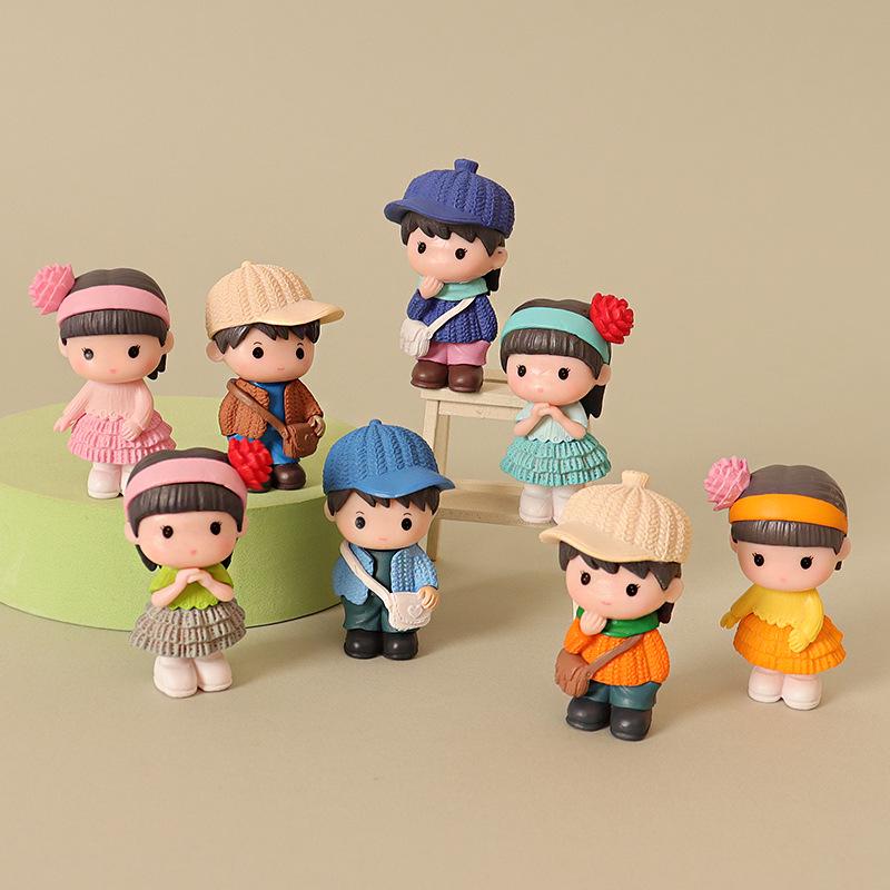 

Dollhouse Miniature Cartoon Shoulder Bag Ornament for Boy & Girl Dolls