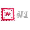 Love Carbon Steel Cutting Dies Letter DIY Embossing Cutting Dies Greeting Card Album Decorative Cutting Die