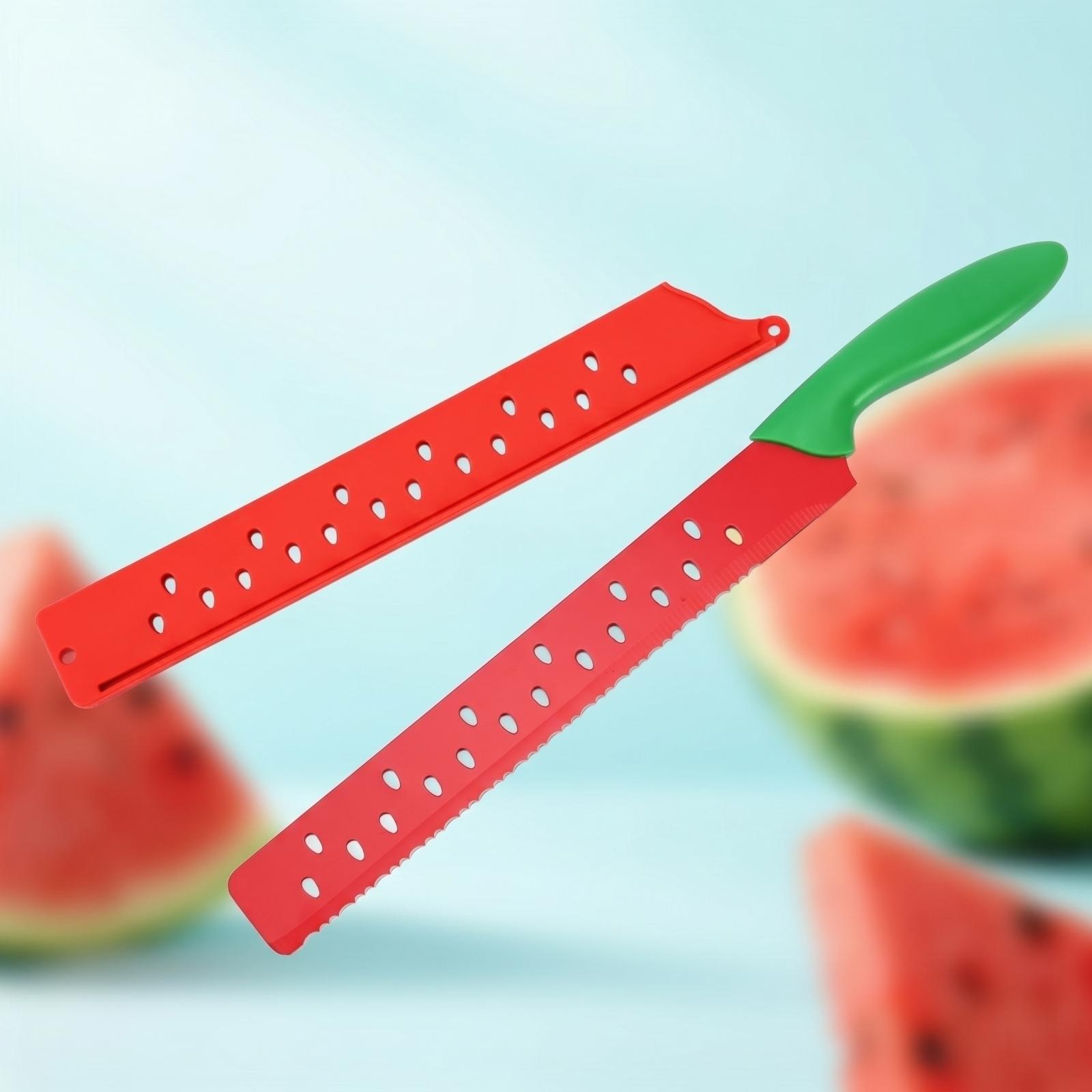 

Watermelon Cutting Knife, Large Extended Fruit Knife, Kitchen One Size красный