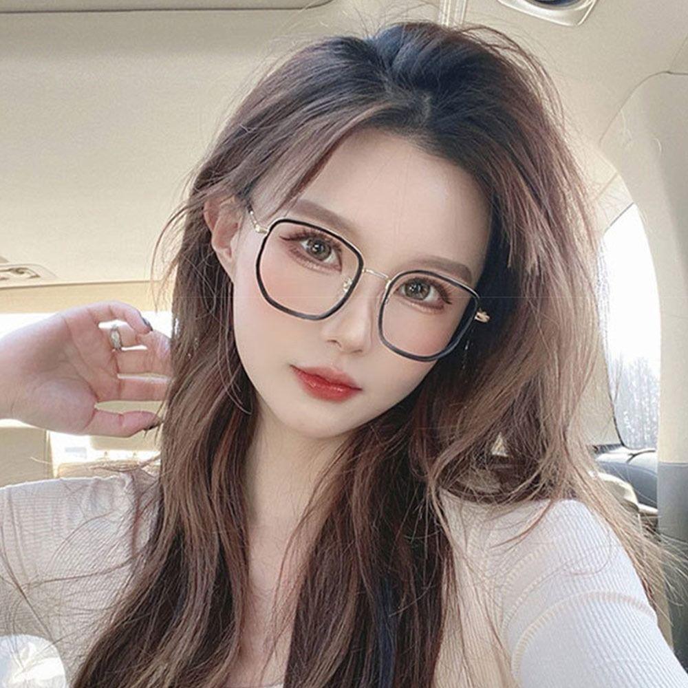 Square Frame Anti-Blue Light Glasses Prescription-Compatible Glasses Frame  for Women & Men