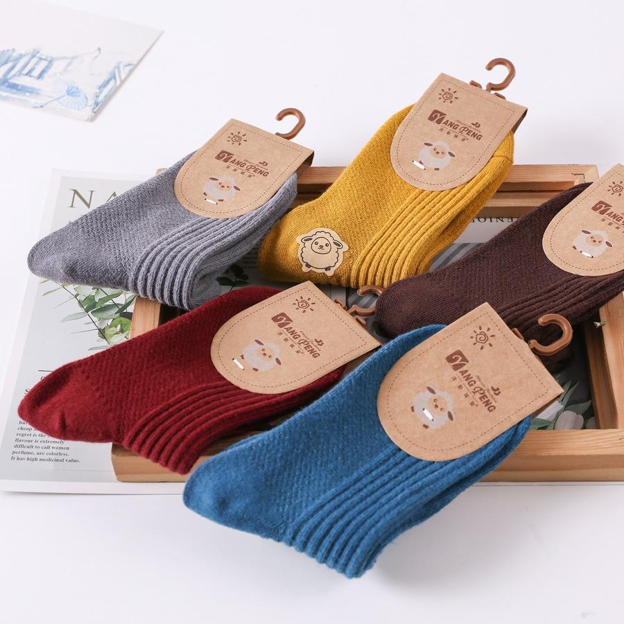 1 Pair Kids Baby Socks Solid Kids Socks Girls Cotton Newborn Boy Toddler Socks Infant Clothes Accessories Spring Autumn Winter