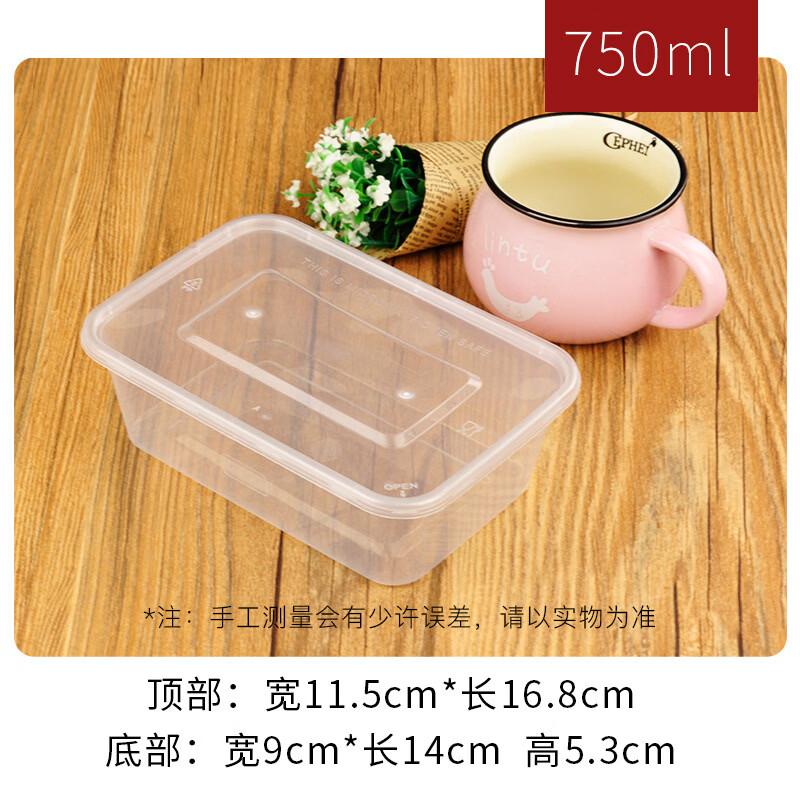 Hanyou Disposable Transparent Food Containers with Lids