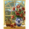 5D DIY Full Round Diamond Painting Flower Diamond Embroidery Landscape Picture Cross Stitch Rhinestone Mosaic Home Decoration