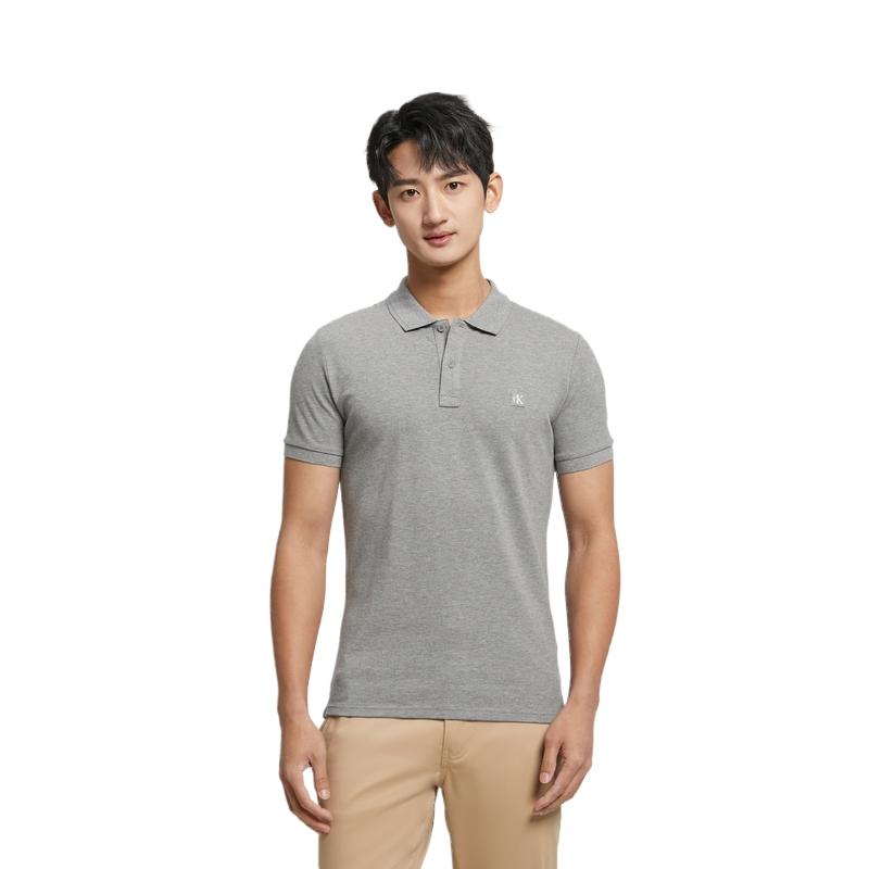 Calvin Klein Solid Color Embroidered Logo Polo Shirt Men Tops J324246-P2D