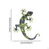 Animal Statues Metal Gecko Decor Gift for Home And Garden