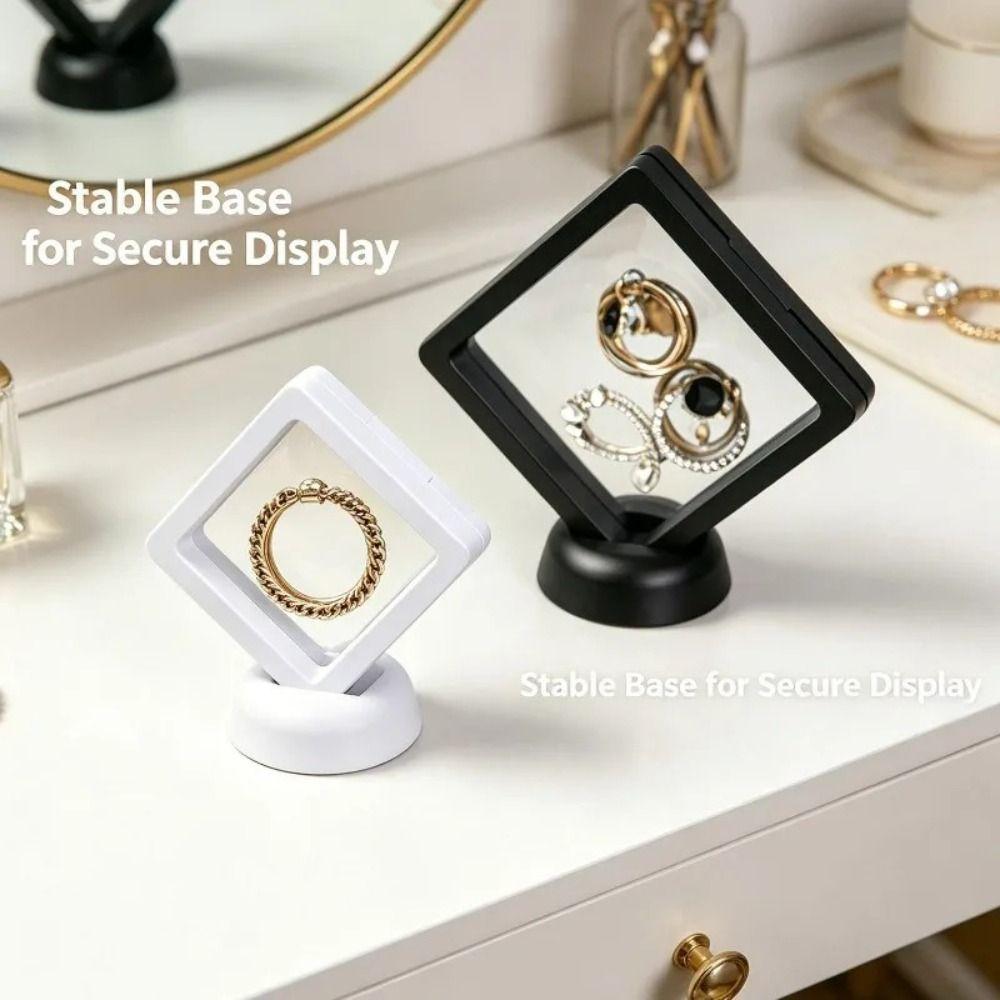 10Pcs Plastic PE Film Storage Box Suspension Jewelry Case  Jewelry Retail Packaging