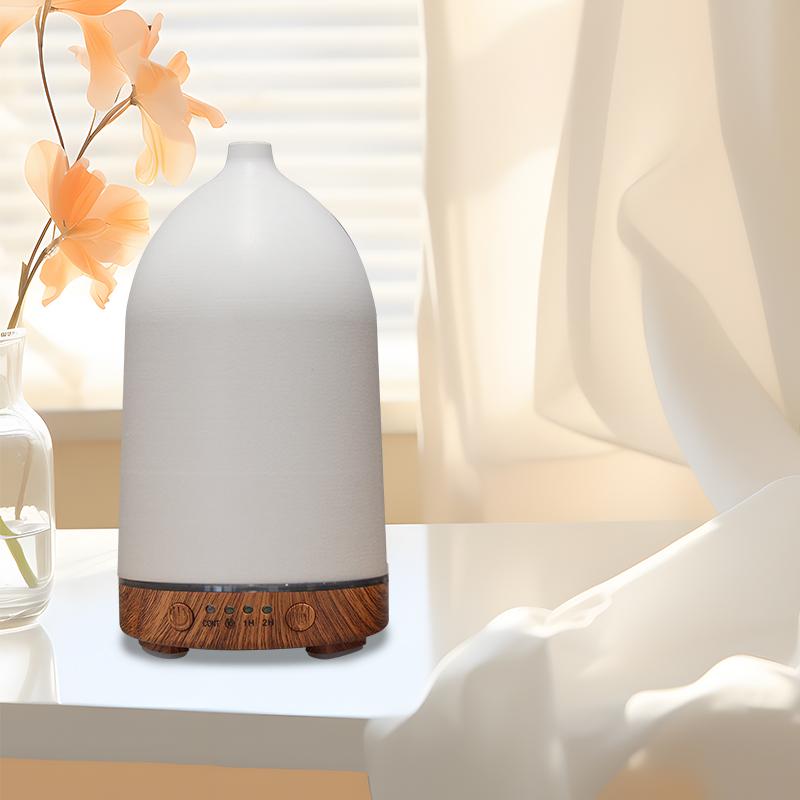 USB Essential Oil Diffuser Plastic Ultrasonic Air Humidifier 100ml Timing Function Aroma Diffuser with Colorful LED Lights