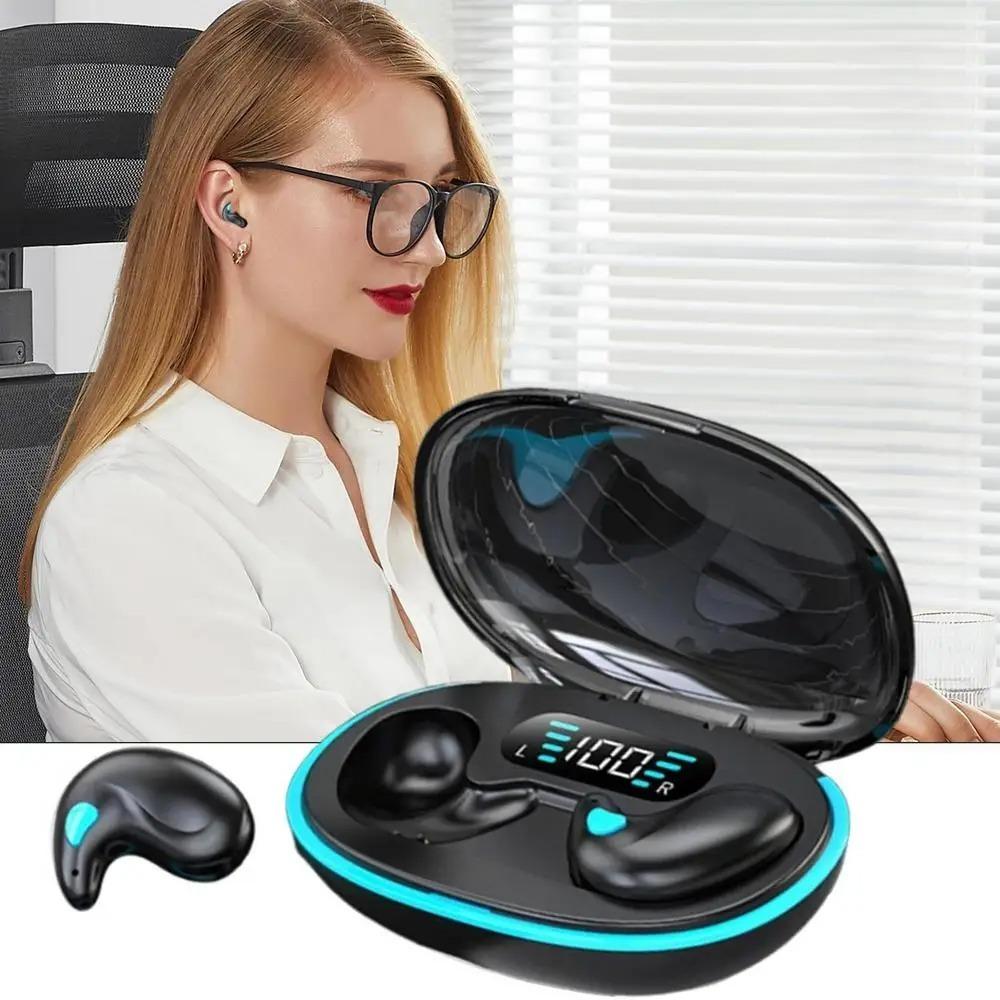 V 5.3 Wireless Headphones Snug To Ear Wireless Blue Tooth Earbuds Bluetooth Earphone  Sport Game