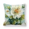Housse de coussin florale camélia Rose, taie d'oreiller Vintage à imprimé Floral, décorative pour canapé
