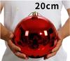 Nuova Grande Palla di Natale in Plastica Decorazione Infrangibile Ornamenti Colorati Modello MYD2026144 per Albero di Natale Centro Commerciale Hotel Vacanze