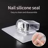 Jelly Silicone Stamp Set Mini Nail Stamper With Scraper Kit Manicure Tools DIY Stamping Nail Art Home Nails Accesories