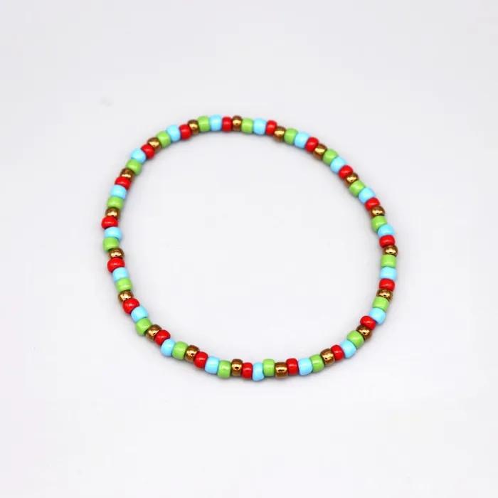 Bonbo Bronze Bead Mix Layered Bracelet 5 Colors