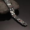 Vinterly Black Bracelet Men Hand Chain Link Energy Health Germanium Magnetic 15mm Stainless Steel Jewelry Women Male Waterproof