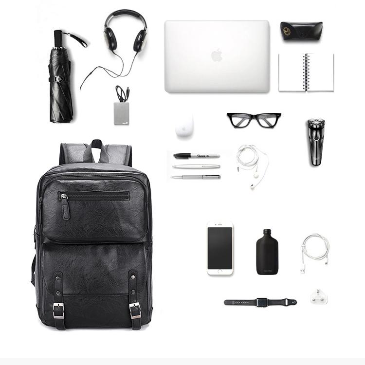 Vinatge 's Fashion Business Large Capacity Travel Laptop Backpack for Men Large-capacity Schoolbag