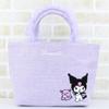 Yasuda Tsusho Sagara Stickerei Organza Rüschen Tasche Kuromi Rüschen BAG105 Lila